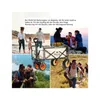 Collage of images showing a family at the beach, friends camping, and people hiking, with a wagon featured in some scenes. Produktbild-Vorschau