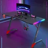 Gaming Tisch Computertisch Gaming Schreibtisch RGB Gaming Produktbild-Vorschau 1