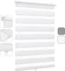 Doppelrollo schnurlos Duo Rollo Klemmfix Rollos für Fenster Produktbild-Vorschau 1