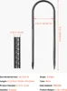 SucceBuy 8x kolíky do zeme v tvare U 304,8x82,04 mm Náhľad obrázku produktu 7