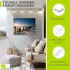 ARTland Wandbild Alu für Innen & Outdoor Sonnenuntergang Produktbild-Vorschau 2