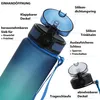 Trinkflasche 650ml Sport PET PP PE 7x24cm grün blau Produktbild-Vorschau 3