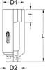KS TOOLS Kraft-Stecknuss 515.2205 Chrom-Molybdänstahl 95mm Produktbild-Vorschau 2