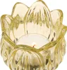 Teelichthalter im Blumendesign 7x16cm Glas 1 Stück sortiert Produktbild-Vorschau 4