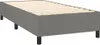 vidaXL Boxspringbettgestell Dunkelgrau 90x200 cm Stoff Produktbild-Vorschau 3