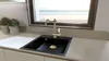 GURARI SQQ100 Einbau Granitspüle, Spüle Retro Schwarz -601 Produktbild-Vorschau 3