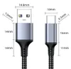 INF Pružný zatahovací datový kabel — nylonový opletený Náhled obrázku produktu 7