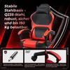 Gaming Stuhl ergonomisch mit Fußstütze, Gaming Chair mit Produktbild-Vorschau 5
