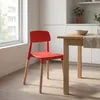 küchestuhl bistrostuhl aus polypropylen und holz design Produktbild-Vorschau 2
