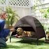 PawHut Lettino per cani da esterno con tetto, cuccia Anteprima dell’immagine prodotto 2