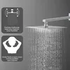 JOHO Regendusche Duschkopf aus 304 Edelstahl, Eckig Produktbild-Vorschau 4