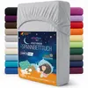 EllaTex Jersey Kinder Spannbettlaken 70x140 Baumwolle – Produktbild-Vorschau 1