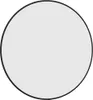 A round mirror with a black frame on a white background. Náhľad obrázku produktu