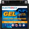 Electronicx Extreme Edition GEL Batteria 12V 12Ah 180A ▶ Anteprima dell’immagine prodotto 1