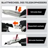 Cuttermesser Profi Set 3-teilig 50 Ersatzklingen Aluminium Produktbild-Vorschau 7