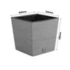 A square planter with dimensions indicated by text overlays. Náhled obrázku produktu