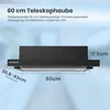 Heinner HTCH-MD400BK Einbau-Dunstabzugshaube 60 cm, 400 Produktbild-Vorschau 3