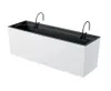 nabbi Kunststoff-Balkon-Pflanztopf DUC600W 58 cm – weiß Produktbild-Vorschau 2