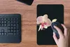 MuchoWow® Mauspad Mousepad Orchidee - Blumen - Schwarz - Produktbild-Vorschau 4