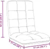 vidaXL Krzesło podłogowe składane lniane 71x51x62 cm Podgląd zdjęcia produktu 8
