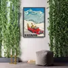 Retro Plakat Gstaad Schweiz A3 30x40 Produktbild-Vorschau 3