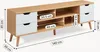 Fernsehschrank 'Bordkak' mit 4 Schubladen 140 x 30 x 45 cm Produktbild-Vorschau 5