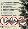 CASARIA® Weihnachtsbaum künstlich 180 cm Schnee-Optik und Produktbild-Vorschau 4
