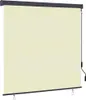 vidaXL Roletka krémová 180 x 250 cm látka a hliník Náhled obrázku produktu 5