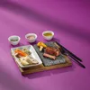 Hot Stone Set, taille XL, 6 pièces, granit, bois d'acacia, Voir les images du produit 2