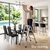 tectake® Doppelseitige Aluminium Trittleiter 4 Stufen, Produktbild-Vorschau 7