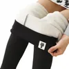 Leggings - fur Damen - Gefüttert - Mit Fell - Hoher Bund - Produktbild-Vorschau 1