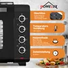 HOMELUX Minibackofen mit Kochplatten und HäHnchengrill, 48L Produktbild-Vorschau 2