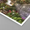 Poster - Poster ohne Rahmen - Path Blumen Haus Hof - 30x30 Produktbild-Vorschau 2