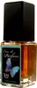 A bottle of perfume with a label featuring a butterfly. Produktbild-Vorschau