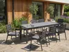 BELIANI Gartentisch Grau HPL-Platte Steinoptik Rechteckig Produktbild-Vorschau 2