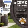 4rain VINO botte per pioggia 250 litri marrone scuro Anteprima dell’immagine prodotto 4