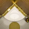 ECOLAM Baignoire d'angle acrylique symétrique Dina 140x140 Voir les images du produit 13