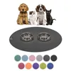 SANOZOO® - Napfunterlage, Öko-Tex, Rund 80 cm Grau Produktbild-Vorschau 2