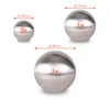 Three stainless steel balls of different sizes, with dimensions and quantities indicated. Voir les images du produit
