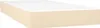 vidaXL Boxspringbett mit Matratze Creme 200x200 cm Stoff Produktbild-Vorschau 5