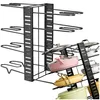 Metalen pottenrek, 8 etages, keukenorganizer, verstelbaar Productafbeelding-voorbeeld 3
