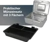 Geldkassette abschließbar (20 cm) Silber, 2 Schlüssel, Produktbild-Vorschau 2
