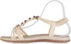 VAN HILL Damen Sandalen Riemchensandalen Zierperlen Produktbild-Vorschau 2