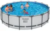 Piscine hors sol ronde 457x107cm BESTWAY Stel Pro Max Liner Voir les images du produit 1