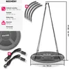 tectake® Swayer nest swing Portata 120 kg Copertura in Anteprima dell’immagine prodotto 16
