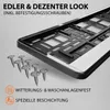 2 Stück Kennzeichenhalter in Chrom - Optik Produktbild-Vorschau 2