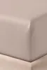 A close-up view of a fitted sheet, showing the corner and a portion of the fitted elastic edge. Produktbild-Vorschau
