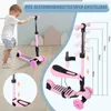 2-in-1 Kinder Roller Scooter mit Abnehmbarem Sitz Produktbild-Vorschau 8
