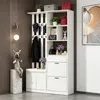 Merax Garderobenschrank mit Schuhschrank und Sitzbank, Produktbild-Vorschau 4