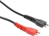 Spirálový audiokabel sluchátek s adaptérem pro Náhled obrázku produktu 3
